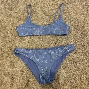 haha island blue scoop swimsuit
